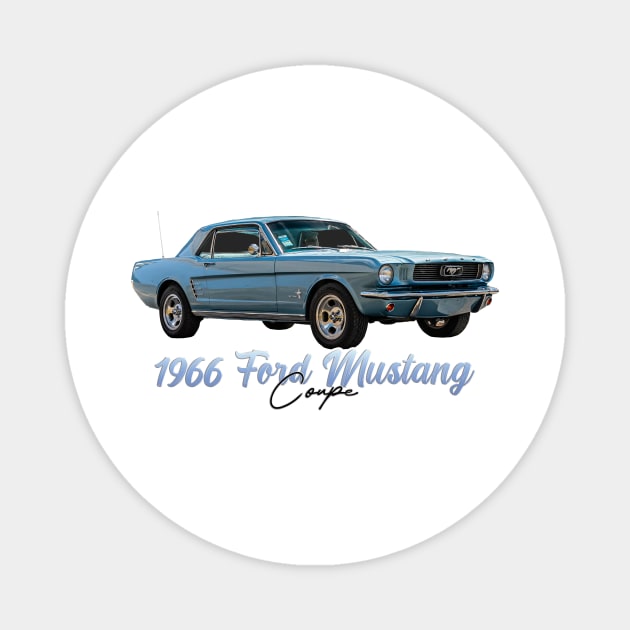 1966 Ford Mustang Coupe Magnet by Gestalt Imagery